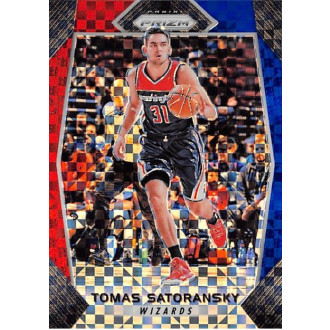 NBA - Satoranský Tomáš - 2017-18 Prizm Prizms Red White and Blue No.137