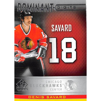Insertní karty - Savard Denis - 2020-21 SP Signature Edition Legends Dominant Digits No.2
