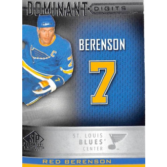 Insertní karty - Berenson Red - 2020-21 SP Signature Edition Legends Dominant Digits No.5