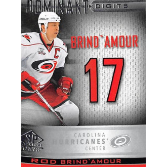 Insertní karty - Brind’Amour Rod - 2020-21 SP Signature Edition Legends Dominant Digits No.10