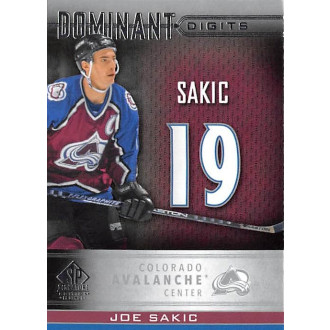 Insertní karty - Sakic Joe - 2020-21 SP Signature Edition Legends Dominant Digits No.16