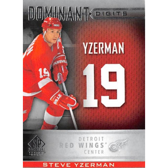 Insertní karty - Yzerman Steve - 2020-21 SP Signature Edition Legends Dominant Digits No.30