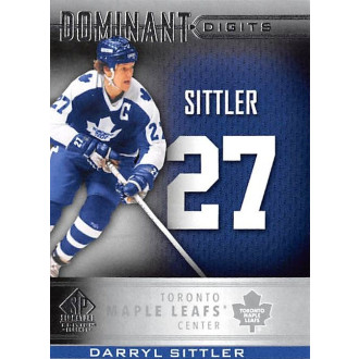 Insertní karty - Sittler Darryl - 2020-21 SP Signature Edition Legends Dominant Digits No.31