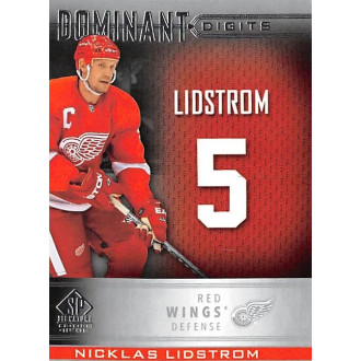 Insertní karty - Lidstrom Nicklas - 2020-21 SP Signature Edition Legends Dominant Digits No.44