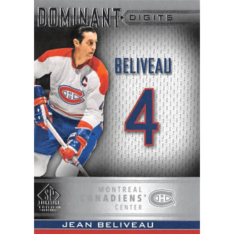 Insertní karty - Beliveau Jean - 2020-21 SP Signature Edition Legends Dominant Digits No.49