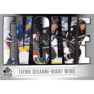 Insertní karty - Selanne Teemu - 2020-21 SP Signature Edition Legends Evolve No.16