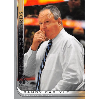 Insertní karty - Carlyle Randy - 2020-21 SP Signature Edition Legends Behind the Boards No.3