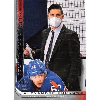 Insertní karty - Burrows Alexandre - 2020-21 SP Signature Edition Legends Behind the Boards No.8