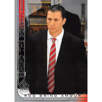 Insertní karty - Brind´Amour Rod - 2020-21 SP Signature Edition Legends Behind the Boards No.9