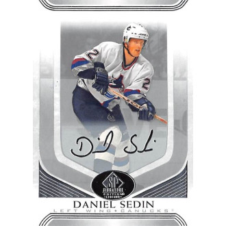 Paralelní karty - Sedin Daniel - 2020-21 SP Signature Edition Legends Silver Script No.2