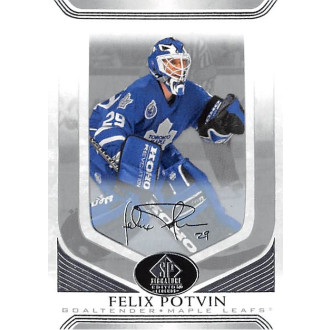 Paralelní karty - Potvin Felix - 2020-21 SP Signature Edition Legends Silver Script No.8