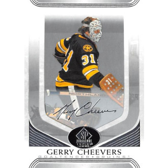 Paralelní karty - Cheevers Gerry - 2020-21 SP Signature Edition Legends Silver Script No.14