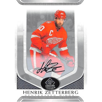 Paralelní karty - Zetterberg Henrik - 2020-21 SP Signature Edition Legends Silver Script No.15
