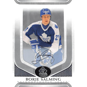 Paralelní karty - Salming Borje - 2020-21 SP Signature Edition Legends Silver Script No.17