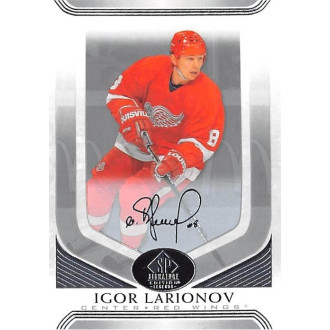 Paralelní karty - Larionov Igor - 2020-21 SP Signature Edition Legends Silver Script No.31