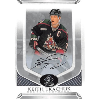 Paralelní karty - Tkachuk Keith - 2020-21 SP Signature Edition Legends Silver Script No.41