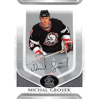 Paralelní karty - Grošek Michal - 2020-21 SP Signature Edition Legends Silver Script No.94