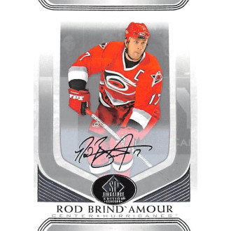 Paralelní karty - Brind´Amour Rod - 2020-21 SP Signature Edition Legends Silver Script No.107