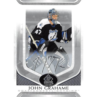 Paralelní karty - Grahame John - 2020-21 SP Signature Edition Legends Silver Script No.158