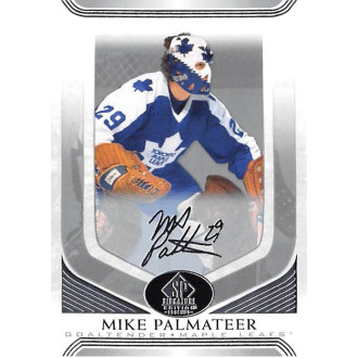 Paralelní karty - Palmateer Mike - 2020-21 SP Signature Edition Legends Silver Script No.231