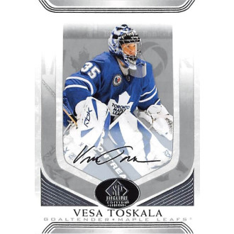 Paralelní karty - Toskala Vesa - 2020-21 SP Signature Edition Legends Silver Script No.281