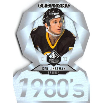 Insertní karty - Linseman Ken - 2020-21 SP Signature Edition Legends Decagons No.30