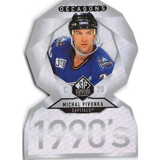 Insertní karty - Pivoňka Michal - 2020-21 SP Signature Edition Legends Decagons No.57