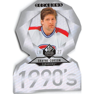 Insertní karty - Corson Shayne - 2020-21 SP Signature Edition Legends Decagons No.60