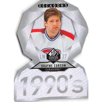 Insertní karty - Corson Shayne - 2020-21 SP Signature Edition Legends Decagons No.60