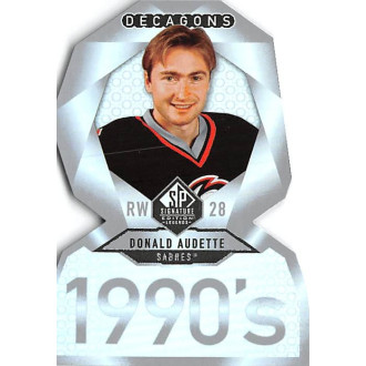 Insertní karty - Audette Donald - 2020-21 SP Signature Edition Legends Decagons No.82