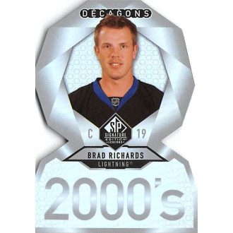 Insertní karty - Richards Brad - 2020-21 SP Signature Edition Legends Decagons No.90