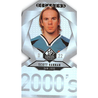 Insertní karty - Hannan Scott - 2020-21 SP Signature Edition Legends Decagons No.95