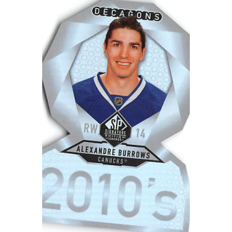 Insertní karty - Burrows Alexandre - 2020-21 SP Signature Edition Legends Decagons No.97