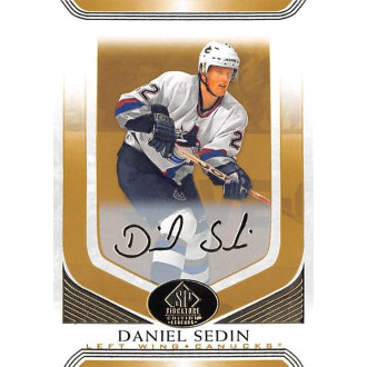 Paralelní karty - Sedin Daniel - 2020-21 SP Signature Edition Legends Gold No.2