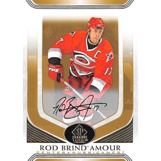 Paralelní karty - Brind´Amour Rod - 2020-21 SP Signature Edition Legends Gold No.107