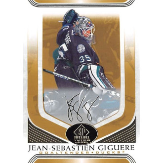 Paralelní karty - Giguere Jean-Sebastien - 2020-21 SP Signature Edition Legends Gold No.120