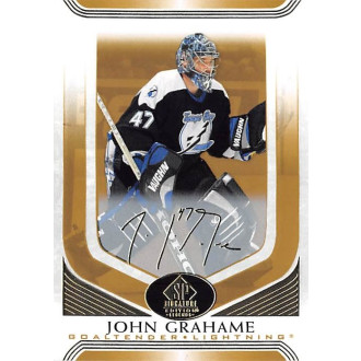 Paralelní karty - Grahame John - 2020-21 SP Signature Edition Legends Gold No.158