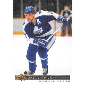 Insertní karty - Clark Wendel - 2020-21 SP Signature Edition Legends Canvas Legends No.38