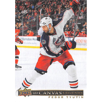 Insertní karty - Tyutin Fedor - 2020-21 SP Signature Edition Legends Canvas Legends No.54
