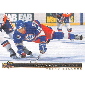 Insertní karty - Selanne Teemu - 2020-21 SP Signature Edition Legends Canvas Legends No.95