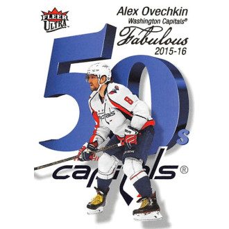 Insertní karty - Ovechkin Alex - 2021-22 Ultra Fabulous 50 No.34