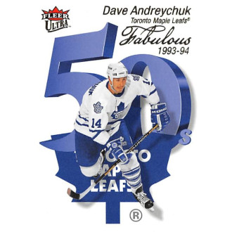 Insertní karty - Andreychuk Dave - 2021-22 Ultra Fabulous 50 No.40
