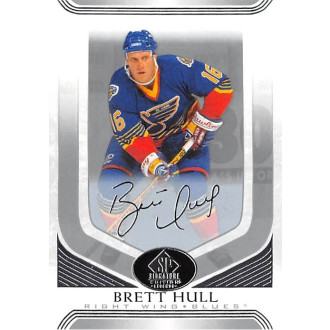 Paralelní karty - Hull Brett - 2020-21 SP Signature Edition Legends Silver Script No.321