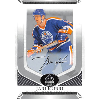 Paralelní karty - Kurri Jari - 2020-21 SP Signature Edition Legends Silver Script No.347