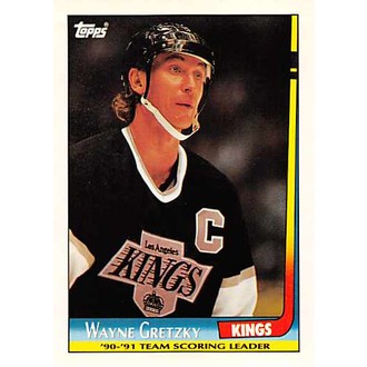 Insertní karty - Gretzky Wayne - 1991-92 Topps Team Scoring Leaders No.10