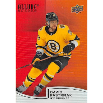 Insertní karty - Pastrňák David - 2021-22 Allure Rainbow Red Orange No.93
