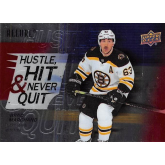 Insertní karty - Marchand Brad - 2021-22 Allure Hustle, Hit & Never Quit No.1
