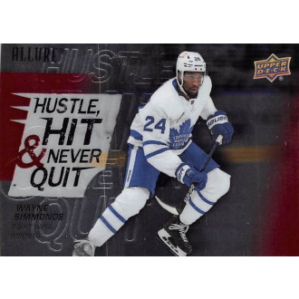 Insertní karty - Simmonds Wayne - 2021-22 Allure Hustle, Hit & Never Quit No.8