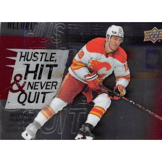 Insertní karty - Tkachuk Matthew - 2021-22 Allure Hustle, Hit & Never Quit No.11