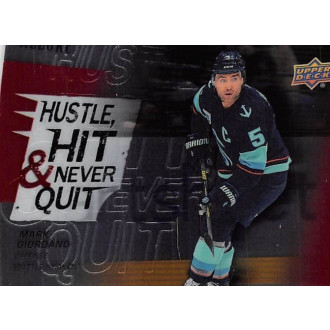 Insertní karty - Giordano Mark - 2021-22 Allure Hustle, Hit & Never Quit No.15